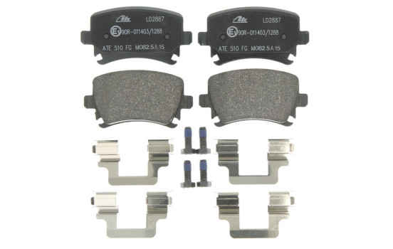 Brake Pad Set, disc brake ATE Ceramic 13.0470-2887.2