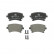 Brake Pad Set, disc brake ATE Ceramic 13.0470-2888.2