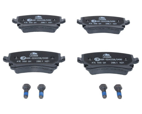 Brake Pad Set, disc brake ATE Ceramic 13.0470-2888.2, Image 4