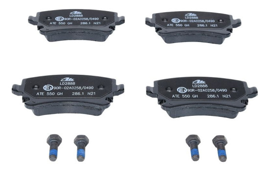 Brake Pad Set, disc brake ATE Ceramic 13.0470-2888.2, Image 4