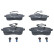 Brake Pad Set, disc brake ATE Ceramic 13.0470-2891.2, Thumbnail 4