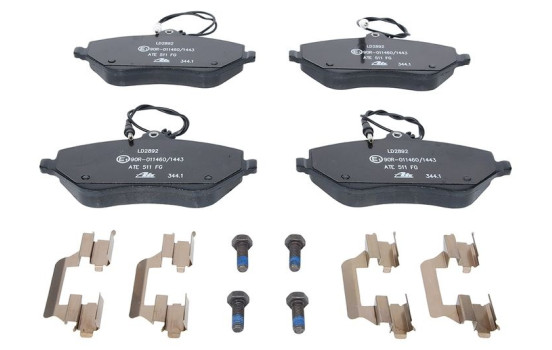 Brake Pad Set, disc brake ATE Ceramic 13.0470-2892.2, Image 3