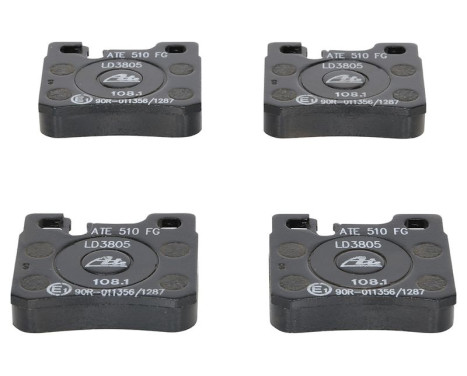 Brake Pad Set, disc brake ATE Ceramic 13.0470-3805.2, Image 4