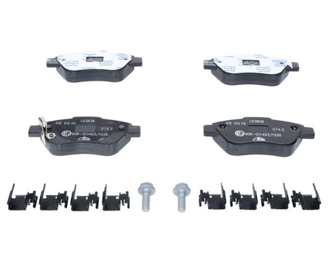 Brake Pad Set, disc brake ATE Ceramic 13.0470-3839.2, Image 4