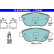 Brake Pad Set, disc brake ATE Ceramic 13.0470-3840.2