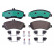 Brake Pad Set, disc brake ATE Ceramic 13.0470-3852.2