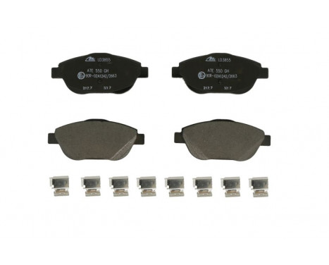 Brake Pad Set, disc brake ATE Ceramic 13.0470-3855.2