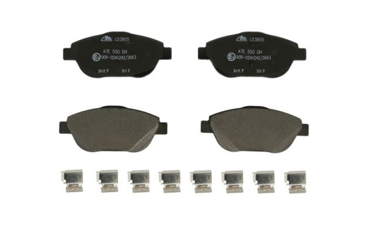 Brake Pad Set, disc brake ATE Ceramic 13.0470-3855.2