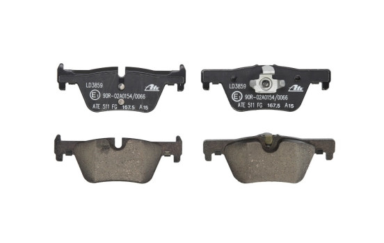 Brake Pad Set, disc brake ATE Ceramic 13.0470-3859.2