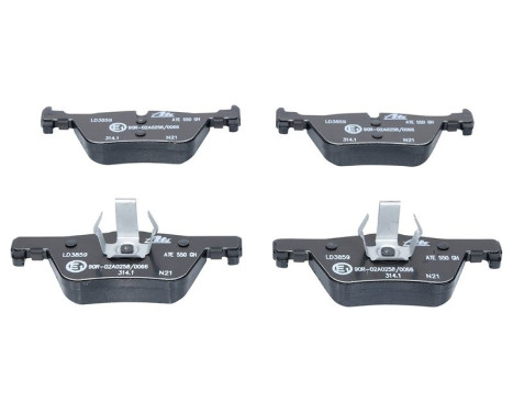 Brake Pad Set, disc brake ATE Ceramic 13.0470-3859.2, Image 3