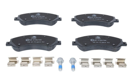 Brake Pad Set, disc brake ATE Ceramic 13.0470-3860.2, Image 2