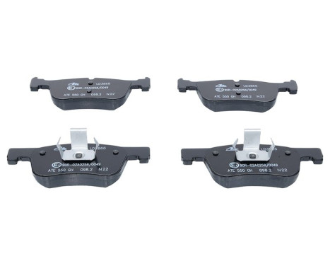 Brake Pad Set, disc brake ATE Ceramic 13.0470-3866.2, Image 3