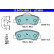 Brake Pad Set, disc brake ATE Ceramic 13.0470-3869.2