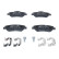 Brake Pad Set, disc brake ATE Ceramic 13.0470-3869.2, Thumbnail 2