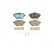 Brake Pad Set, disc brake ATE Ceramic 13.0470-3871.2