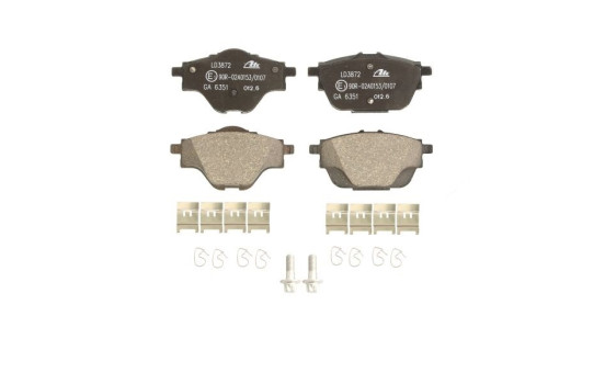 Brake Pad Set, disc brake ATE Ceramic 13.0470-3872.2