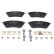 Brake Pad Set, disc brake ATE Ceramic 13.0470-3877.2, Thumbnail 2