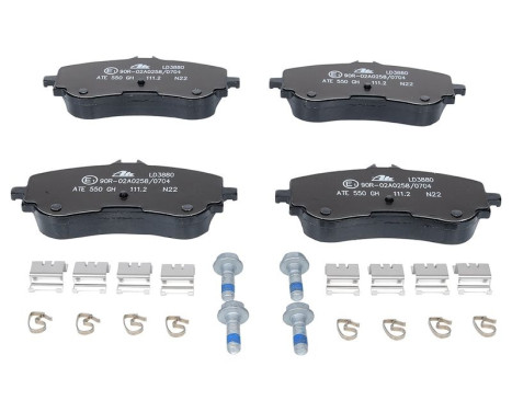 Brake Pad Set, disc brake ATE Ceramic 13.0470-3880.2, Image 2