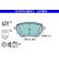 Brake Pad Set, disc brake ATE Ceramic 13.0470-3884.2