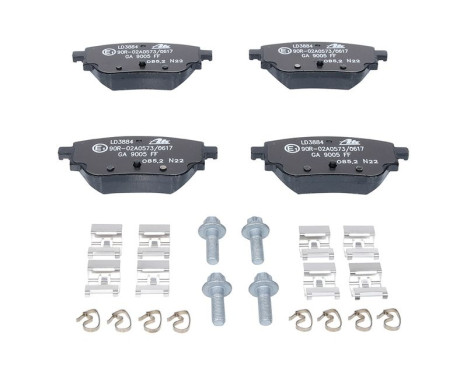Brake Pad Set, disc brake ATE Ceramic 13.0470-3884.2, Image 2