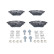 Brake Pad Set, disc brake ATE Ceramic 13.0470-3884.2, Thumbnail 2