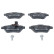 Brake Pad Set, disc brake ATE Ceramic 13.0470-3982.2, Thumbnail 4