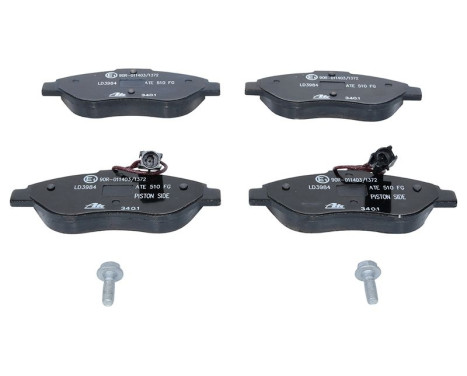 Brake Pad Set, disc brake ATE Ceramic 13.0470-3984.2, Image 4