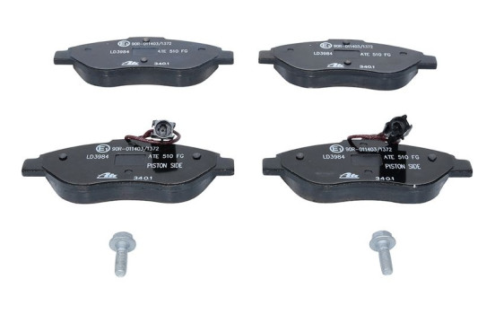 Brake Pad Set, disc brake ATE Ceramic 13.0470-3984.2, Image 3