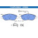 Brake Pad Set, disc brake ATE Ceramic 13.0470-3984.2, Thumbnail 4