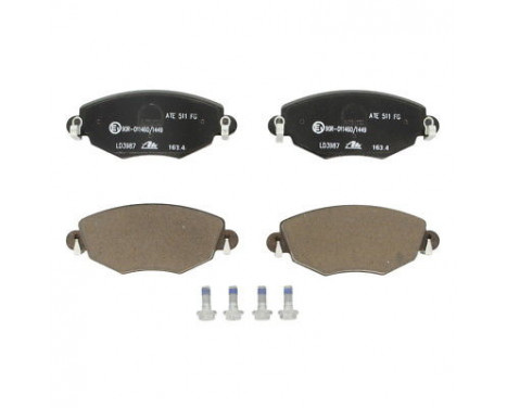 Brake Pad Set, disc brake ATE Ceramic 13.0470-3987.2