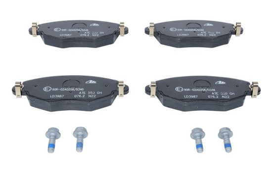 Brake Pad Set, disc brake ATE Ceramic 13.0470-3987.2, Image 4