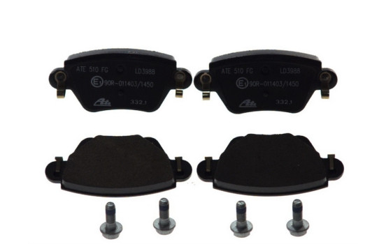 Brake Pad Set, disc brake ATE Ceramic 13.0470-3988.2