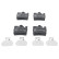 Brake Pad Set, disc brake ATE Ceramic 13.0470-4065.2, Thumbnail 4