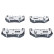 Brake Pad Set, disc brake ATE Ceramic 13.0470-4700.2, Thumbnail 2