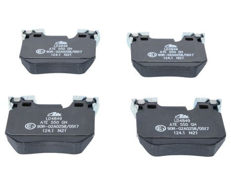 Brake Pad Set, disc brake ATE Ceramic 13.0470-4849.2, Image 2