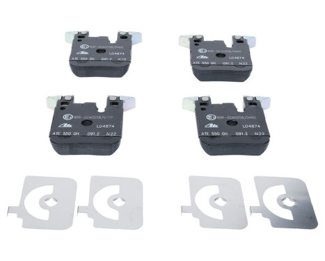 Brake Pad Set, disc brake ATE Ceramic 13.0470-4874.2, Image 3