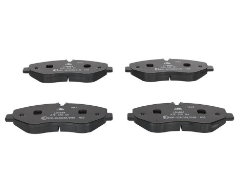 Brake Pad Set, disc brake ATE Ceramic 13.0470-4884.2, Image 2