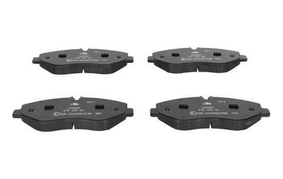 Brake Pad Set, disc brake ATE Ceramic 13.0470-4884.2, Image 2