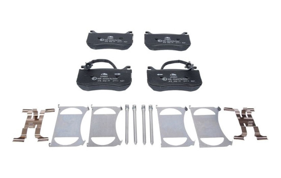 Brake Pad Set, disc brake ATE Ceramic 13.0470-4893.2, Image 2