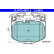 Brake Pad Set, disc brake ATE Ceramic 13.0470-4897.2