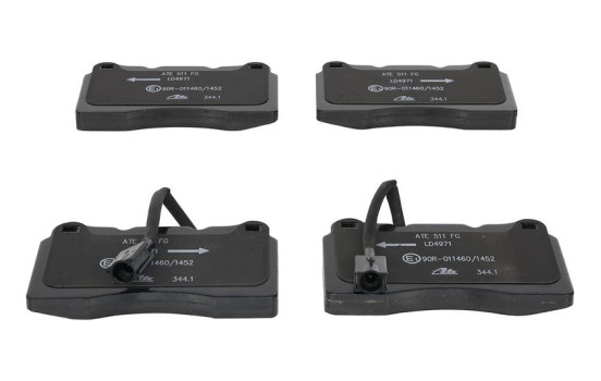 Brake Pad Set, disc brake ATE Ceramic 13.0470-4971.2, Image 4