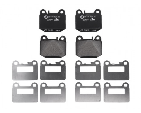 Brake Pad Set, disc brake ATE Ceramic 13.0470-4977.2