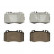 Brake Pad Set, disc brake ATE Ceramic 13.0470-4984.2