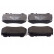 Brake Pad Set, disc brake ATE Ceramic 13.0470-4990.2