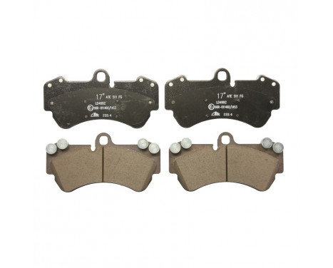 Brake Pad Set, disc brake ATE Ceramic 13.0470-4992.2