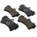 Brake Pad Set, disc brake ATE Ceramic 13.0470-4993.2