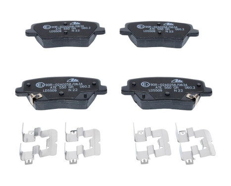 Brake Pad Set, disc brake ATE Ceramic 13.0470-5509.2, Image 2