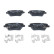 Brake Pad Set, disc brake ATE Ceramic 13.0470-5509.2, Thumbnail 2