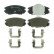 Brake Pad Set, disc brake ATE Ceramic 13.0470-5611.2