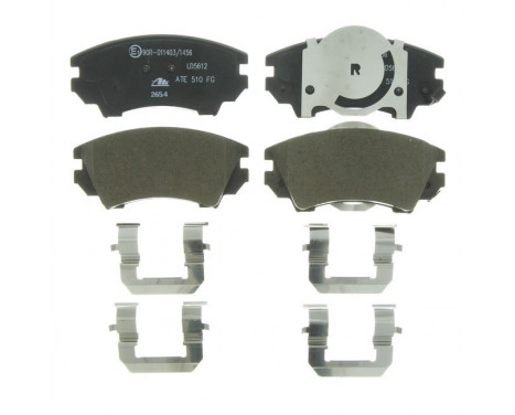 Brake Pad Set, disc brake ATE Ceramic 13.0470-5612.2